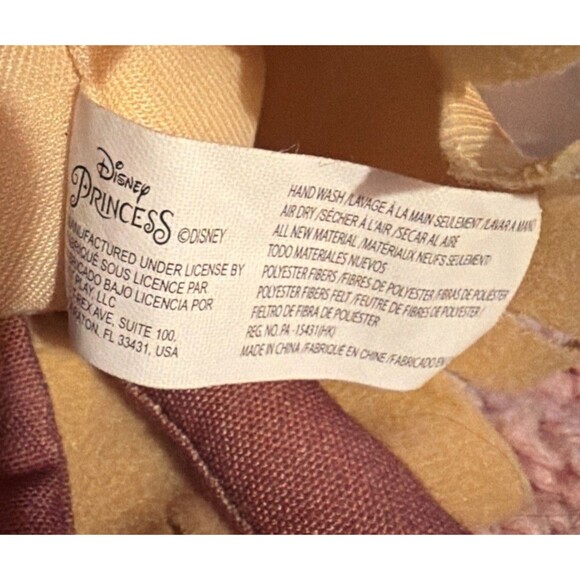 Disney Princess Moana Plush 12" Just Play Canvas Fabric Ragdoll Embroidered Face - Picture 10 of 11